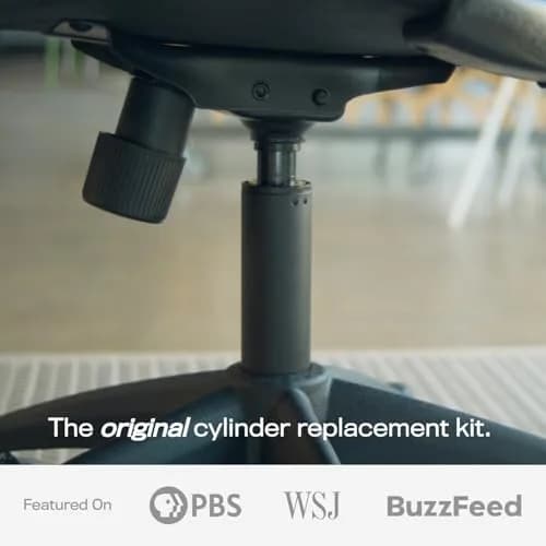 The Office Oasis Office Chair Cylinder Replacement Kit 28mm (1-1/8" Stroke) | Heavy Duty Gas Lift for Desk & Gaming Chairs thumbnail 2