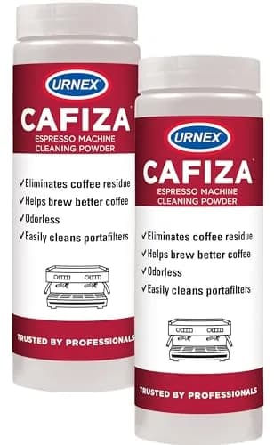 Urnex Cafiza Professional Espresso Machine Cleaning Powder 566g (20oz x 2) | NSF Certified Daily Backflush Formula thumbnail 1