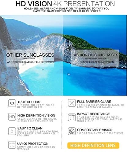 GEELOOK Round Sunglasses for Women Men Classic Oversized Mercury Lens | Polarized & Impact-Resistant thumbnail 9