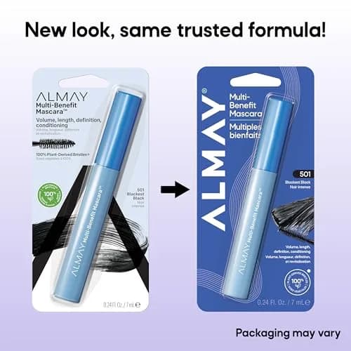 Almay Multi-Benefit Mascara, 502 Black | Lengthening, Volumizing & Conditioning Mascara with Keratin (70-120 chars) thumbnail 5
