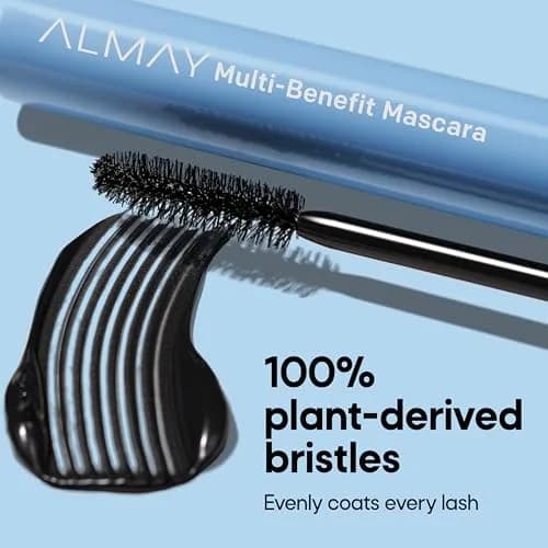 Almay Multi-Benefit Mascara, 502 Black | Lengthening, Volumizing & Conditioning Mascara with Keratin (70-120 chars) thumbnail 6