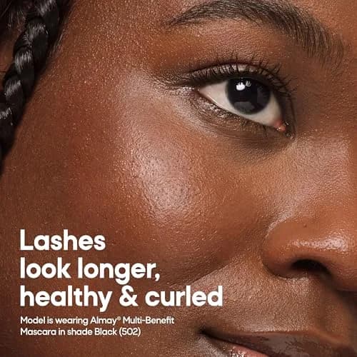 Almay Multi-Benefit Mascara, 502 Black | Lengthening, Volumizing & Conditioning Mascara with Keratin (70-120 chars) thumbnail 3