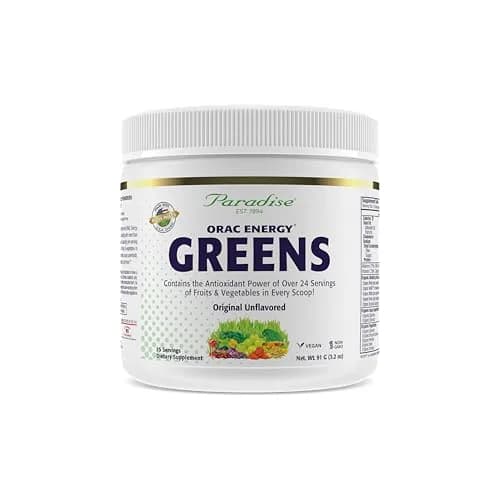 Paradise Herbs & Essentials ORAC Energy Greens Powder, 3.2 Ounce | Antioxidant & Superfood Support for Daily Wellness thumbnail 1