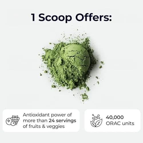 Paradise Herbs & Essentials ORAC Energy Greens Powder, 3.2 Ounce | Antioxidant & Superfood Support for Daily Wellness thumbnail 5