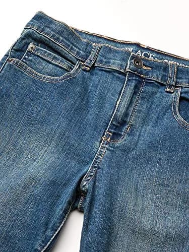 The Children's Place Boys Skinny Jeans Tide Pool 14 Husky | Casual, Soft Cotton, Adjustable Waist thumbnail 3