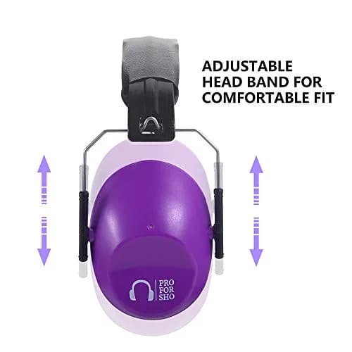Pro For Sho 34dB NRR Noise Reduction Ear Muffs | Foldable, Compact Hearing Protection for Shooting, Yard Work, Sensory Needs thumbnail 3