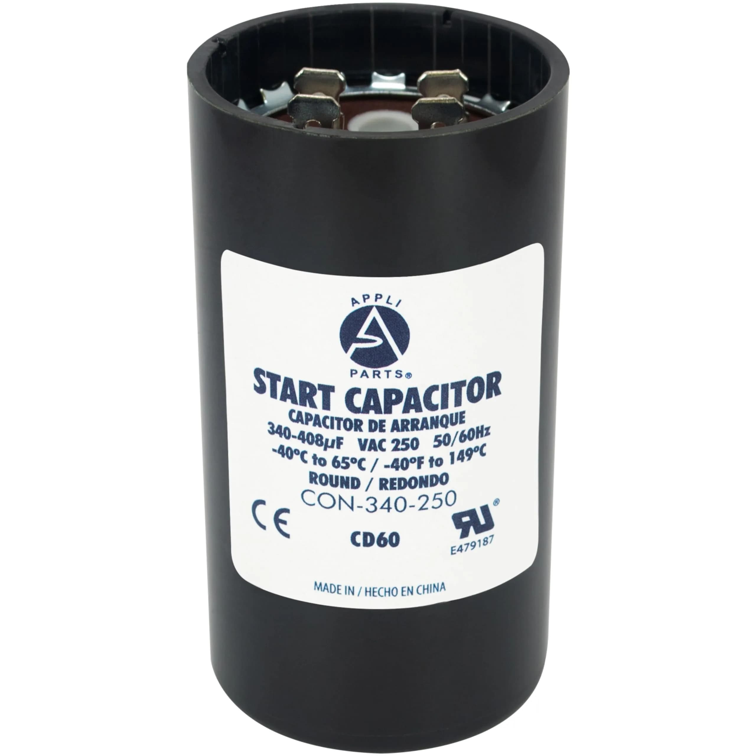 AP APPLI PARTS Motor Start Capacitor 145-175 MFD 250 VAC | Universal for Electric Motors