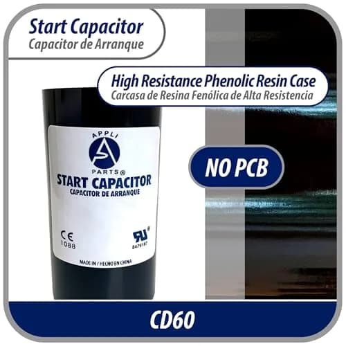 AP APPLI PARTS Motor Start Capacitor 145-175 MFD 250 VAC | Universal for Electric Motors thumbnail 6