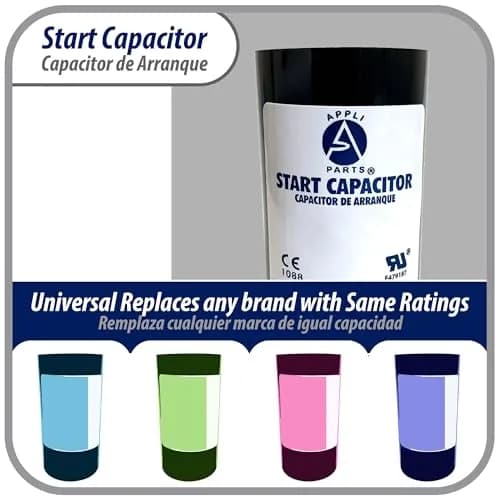 AP APPLI PARTS Motor Start Capacitor 145-175 MFD 250 VAC | Universal for Electric Motors thumbnail 7