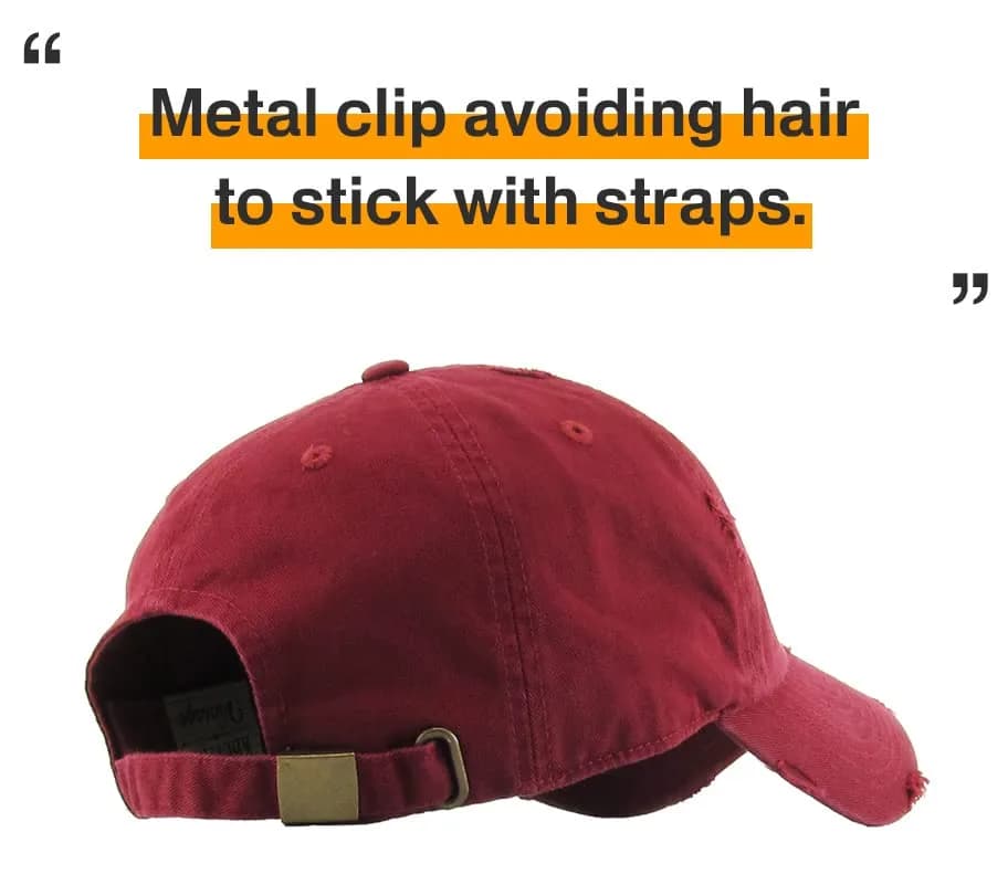 KBETHOS KBE-VINTAGE MAR Vintage Washed Cotton Baseball Cap, Maroon | Adjustable Low Profile Dad Hat thumbnail 8