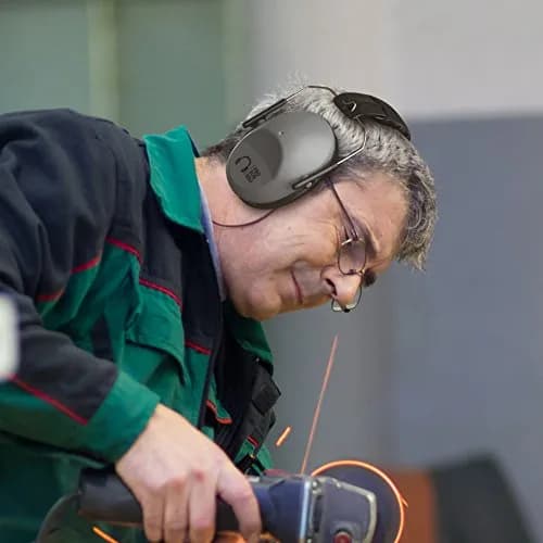 Pro For Sho 34dB NRR Noise Reduction Earmuffs | Industrial Grey Standard thumbnail 9