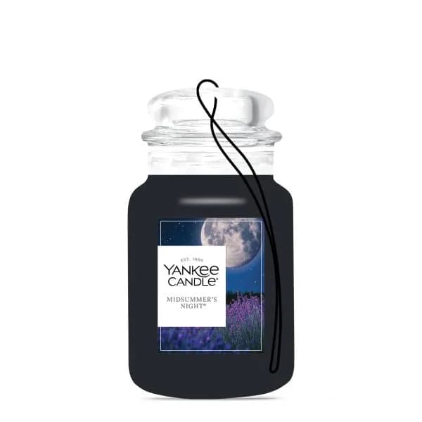Yankee Candle Classic Paper Car Jar Air Freshener, Midsummer's Night Scent, Pack of 6 | Masculine Musk & Mahogany Cologne Fragrance - view 3