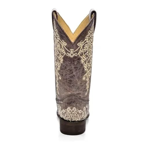 Corral Boots Women's Brown Square Toe Western Boots | Handcrafted Cowhide Leather, 8.5 US thumbnail 5