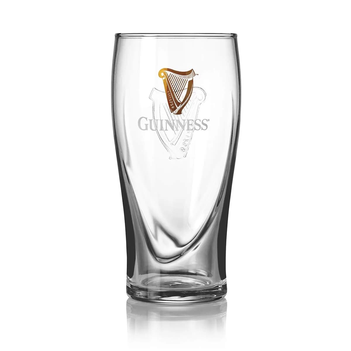 Guinness Gravity Official Beer Pint Glass 591ml (20 Fl Oz) | Authentic Irish Barware