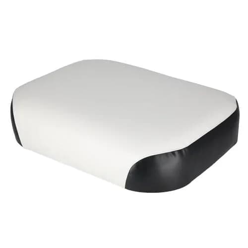 All States Ag Parts Parts A.S.A.P. Seat Cushion Vinyl White/Black for International Tractor 4in | Heavy-duty Vinyl & Foam thumbnail 7