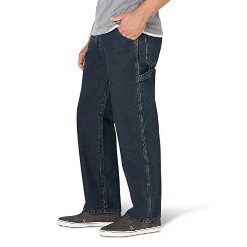 Wrangler Authentics Men's Big & Tall Classic Carpenter Jean, Storm, 44W x 30L | Durable Work & Casual Pants thumbnail 4