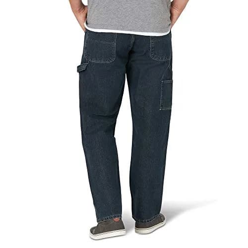 Wrangler Authentics Men's Big & Tall Classic Carpenter Jean, Storm, 44W x 30L | Durable Work & Casual Pants thumbnail 2