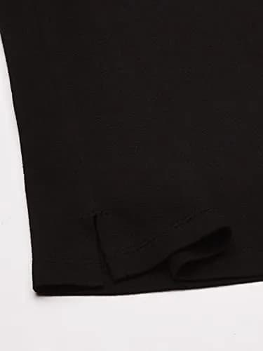 The Children's Place Girl's Short Sleeve Pique Polo Black 5/6 | Classic School & Casual Style thumbnail 3