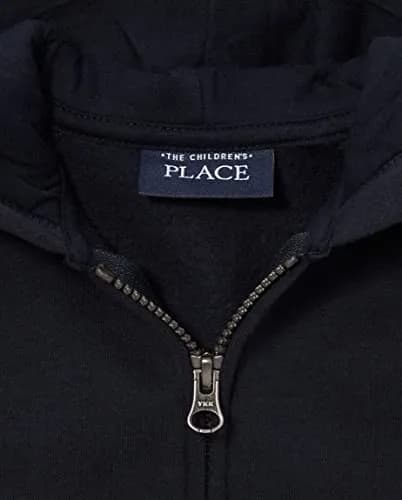 The Children's Place Baby Boys & Toddler Zip Up Hoodie 12-18 Months | School Uniform Style, New Navy thumbnail 2
