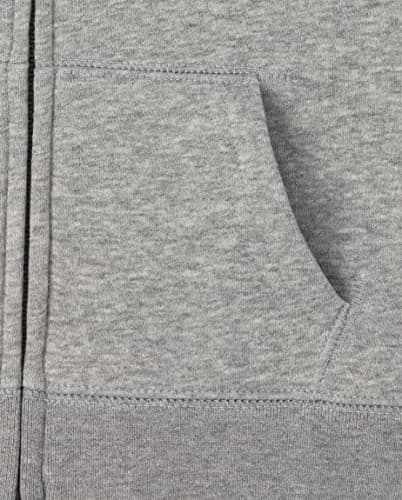 The Children's Place Baby Boys & Toddler Zip Up Hoodie | Cotton-Polyester Fleece Blend, Regular Fit, 18 Months thumbnail 3
