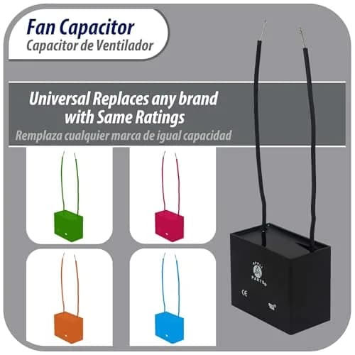 AP APPLI PARTS Fan Capacitor 6 mfd 250 VAC | Universal Replacement for Ceiling Fans thumbnail 9