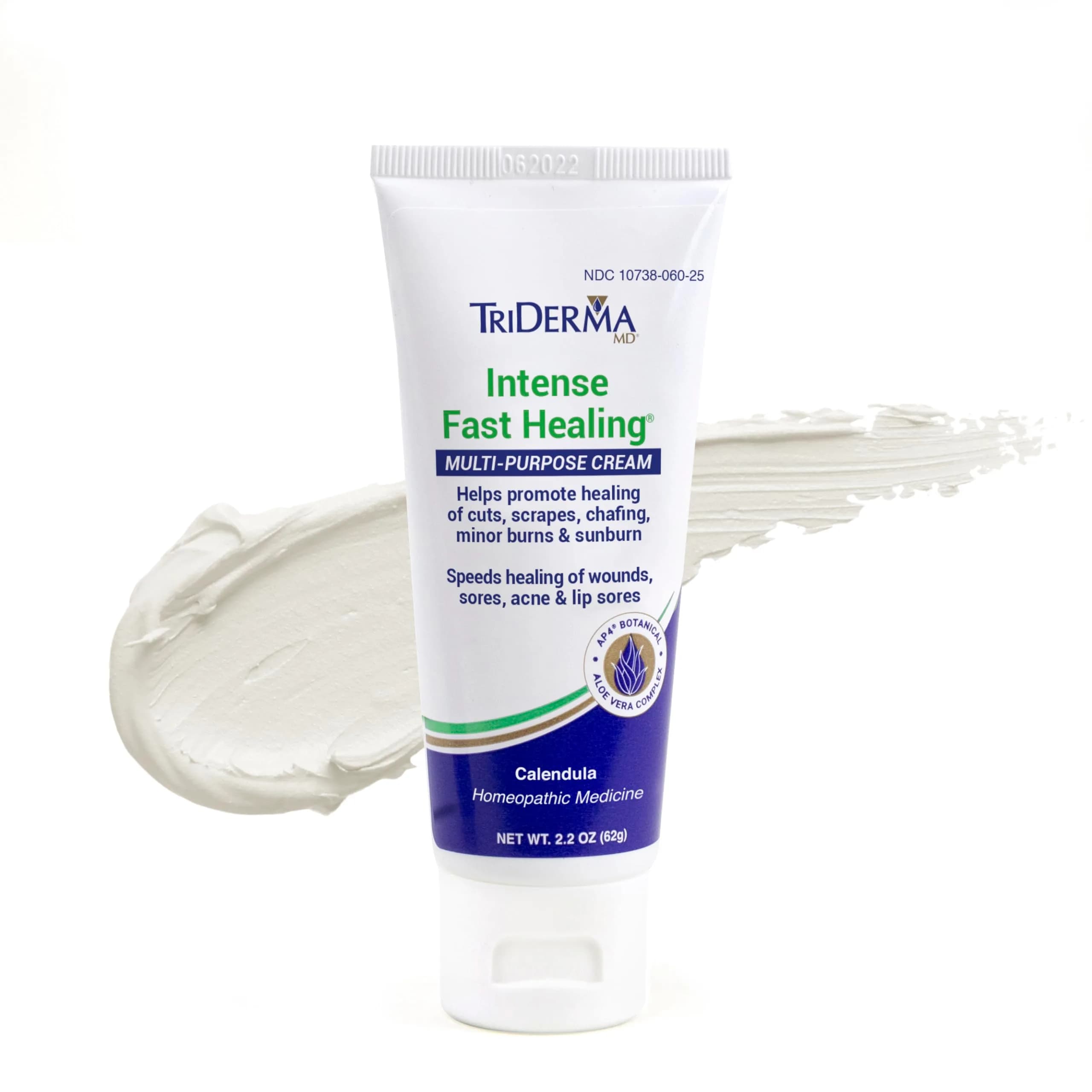 TriDerma Intense Fast Skin Healing Cream 2.2 oz | All-Purpose Skin Repair for Sensitive Skin