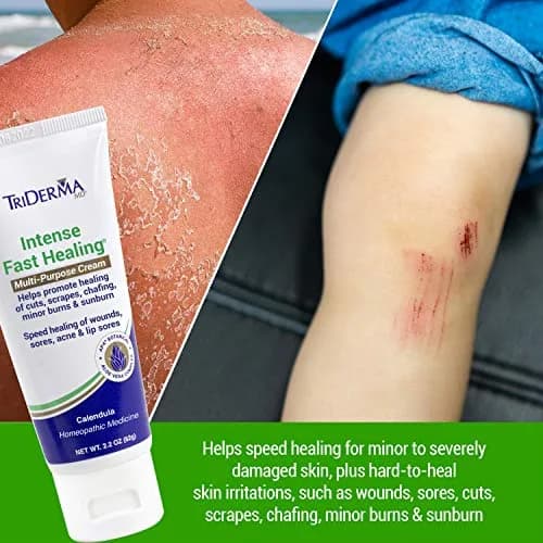 TriDerma Intense Fast Skin Healing Cream 2.2 oz | All-Purpose Skin Repair for Sensitive Skin thumbnail 3