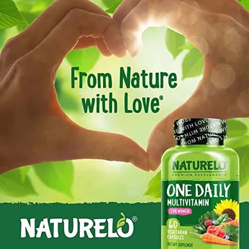 NATURELO One Daily Multivitamin for Women 60 Capsules | Plant-Based, Vegan, Non-GMO, Gluten-Free thumbnail 6