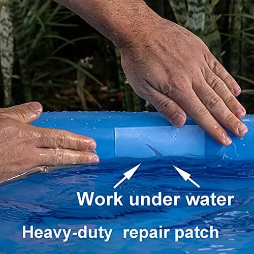 ATIE Heavy-Duty Vinyl Liner Pool Repair Patch Kit | Underwater Work, Water & Air Leak Fix, 1 Pack thumbnail 2