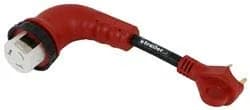 Valterra Mighty Cord 90° Detachable Adapter Cord 12" | 30AM to 50AF, Red, Outdoor Heavy-Duty thumbnail 5