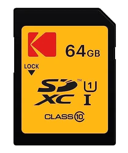 KODAK SDXC Card 64GB UHS-I U1 V10 | Up to 85MB/s Read, Full HD Video & Photos, Compatible with SDXC thumbnail 2
