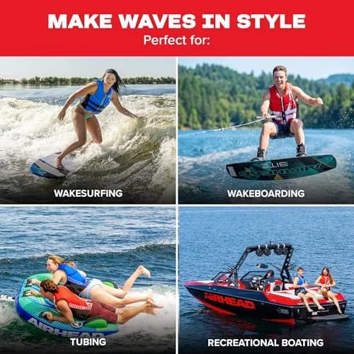 AIRHEAD Swoosh Kwik-Dry Neolite Life Jacket | US Coast Guard Approved Adult & Youth thumbnail 4