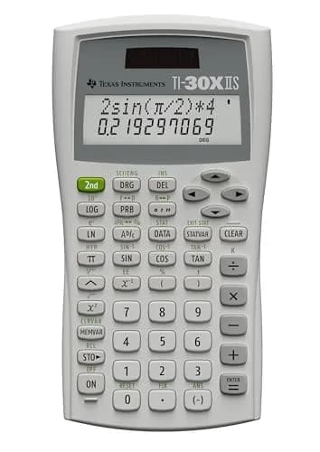 Texas Instruments TI-30XIIS Scientific Calculator White 1 Pack | Essential for High School Math & Science - main product image