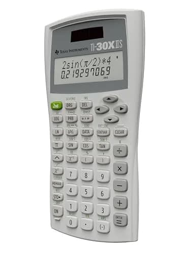 Texas Instruments TI-30XIIS Scientific Calculator White | Essential for High School Math & Science thumbnail 7