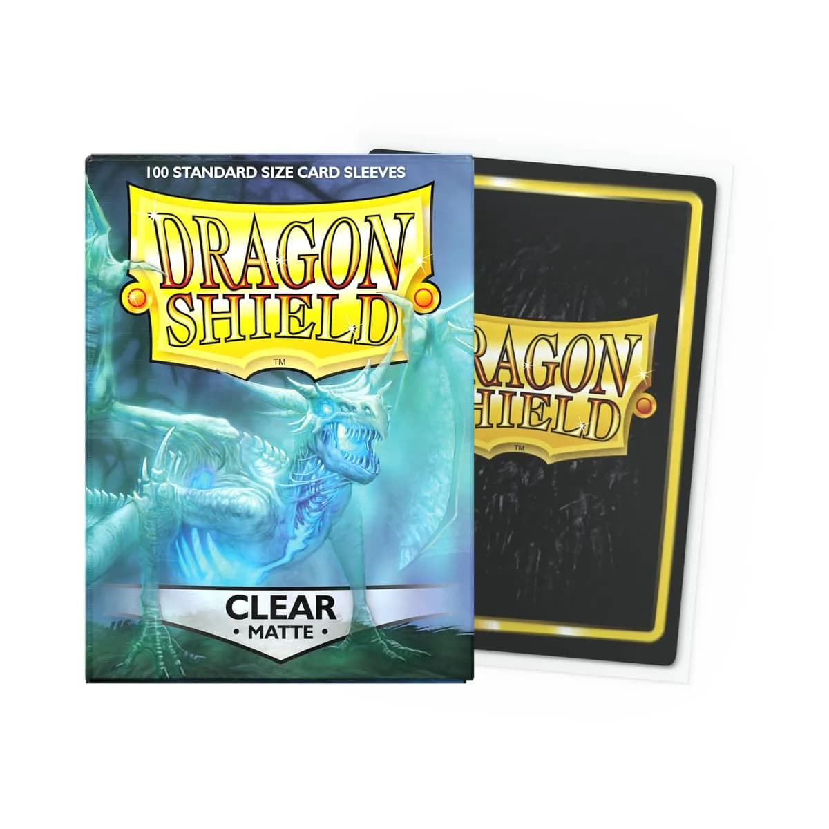 Dragon Shield Standard Size Matte Sleeves 100 CT Clear | Card Protection for Pokemon, MTG - view 2