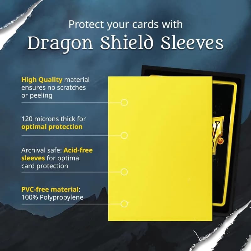 Dragon Shield Standard Size Matte Sleeves 100 CT Clear | Card Protection for Pokemon, MTG - view 7