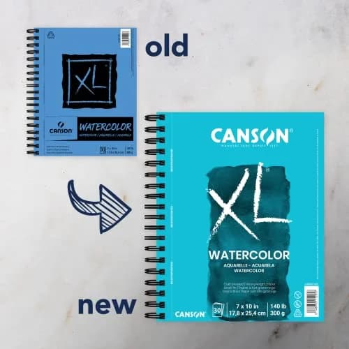 Canson XL Series Watercolor Paper 7x10 inches | Acid-Free Artist Pad for Watercolors & Mixed Media thumbnail 2