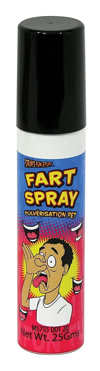 Forum Novelties Liquid Fart Gag Joke Spray Can Multi Colour | Hilarious Prank Toy for Gag Reactions — Multi Colour