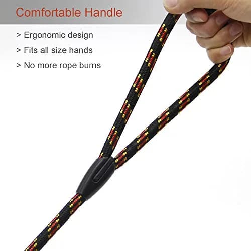Coolrunner Dog Slip Rope Leash 5 FT | Adjustable Nylon Training Lead for 10-80 lb Dogs thumbnail 4