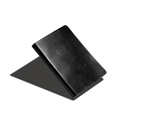 Zequenz Signature Series A5 Large with Black Cover and Ruled Premium Paper | Flexible, Fountain Pen Friendly, Handcrafted thumbnail 3
