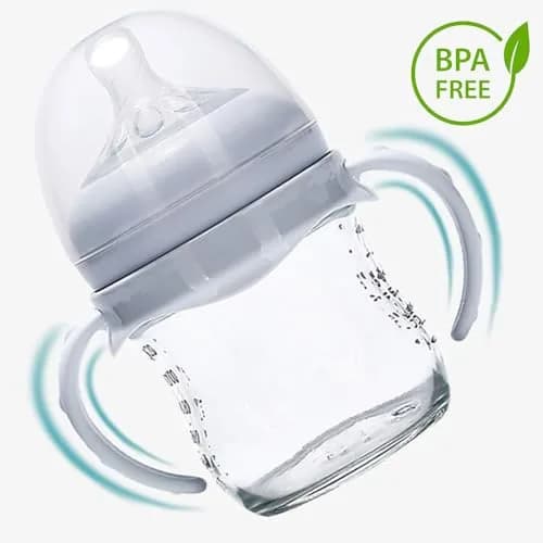 ROMIRUS Baby Bottle Handles for Philips Avent Natural Baby Bottle (Set of 4, White) | Encourages Independent Drinking thumbnail 6