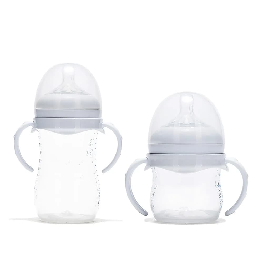 ROMIRUS Baby Bottle Handles for Philips Avent Natural Baby Bottle (Set of 4, White) | Encourages Independent Drinking - view 2