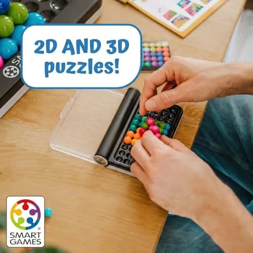SmartGames IQ Puzzler Pro | 120 Challenges 2D & 3D | Ages 6-Adult | Portable Travel Game thumbnail 5