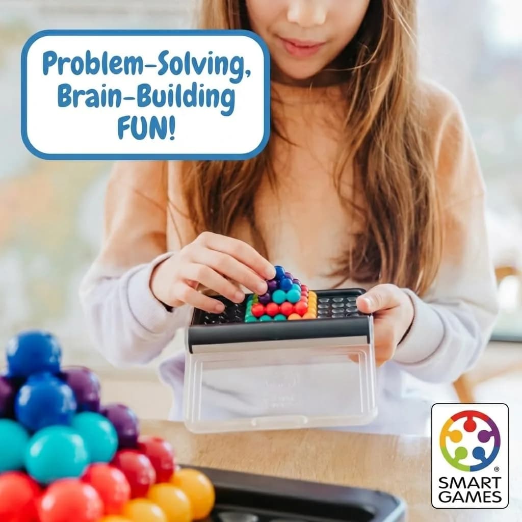 SmartGames IQ Puzzler Pro | 120 Challenges 2D & 3D | Ages 6-Adult | Portable Travel Game - view 3