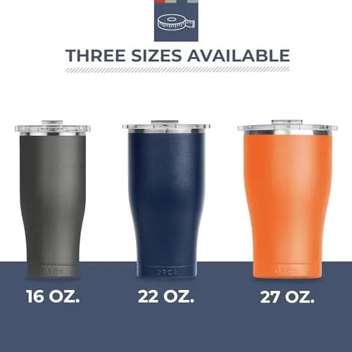 ORCA Chaser Cup, Pink/Clear, 27 oz | Double Insulated Stainless Steel Tumbler for Hot & Cold Drinks thumbnail 5