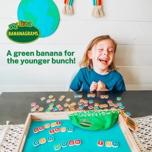 Bananagrams My First Lowercase Letter Word Game 80 Tiles | Educational Phonics Game for Ages 4+ thumbnail 2