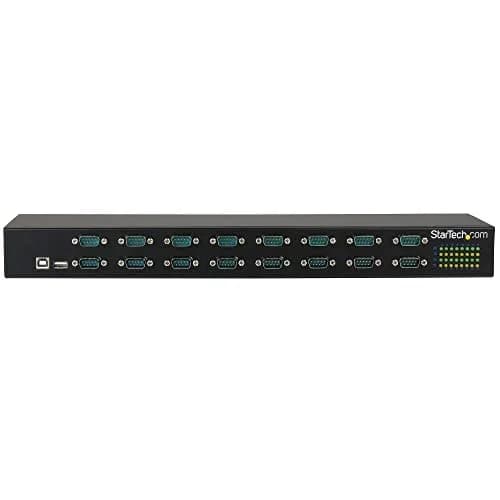 StarTech USB to Serial Hub, 16-Port, USB to RS232 Hub, TAA (ICUSB23216FD) | 16 RS232 Ports, Rugged Metal Chassis, Daisy Chain Support thumbnail 2