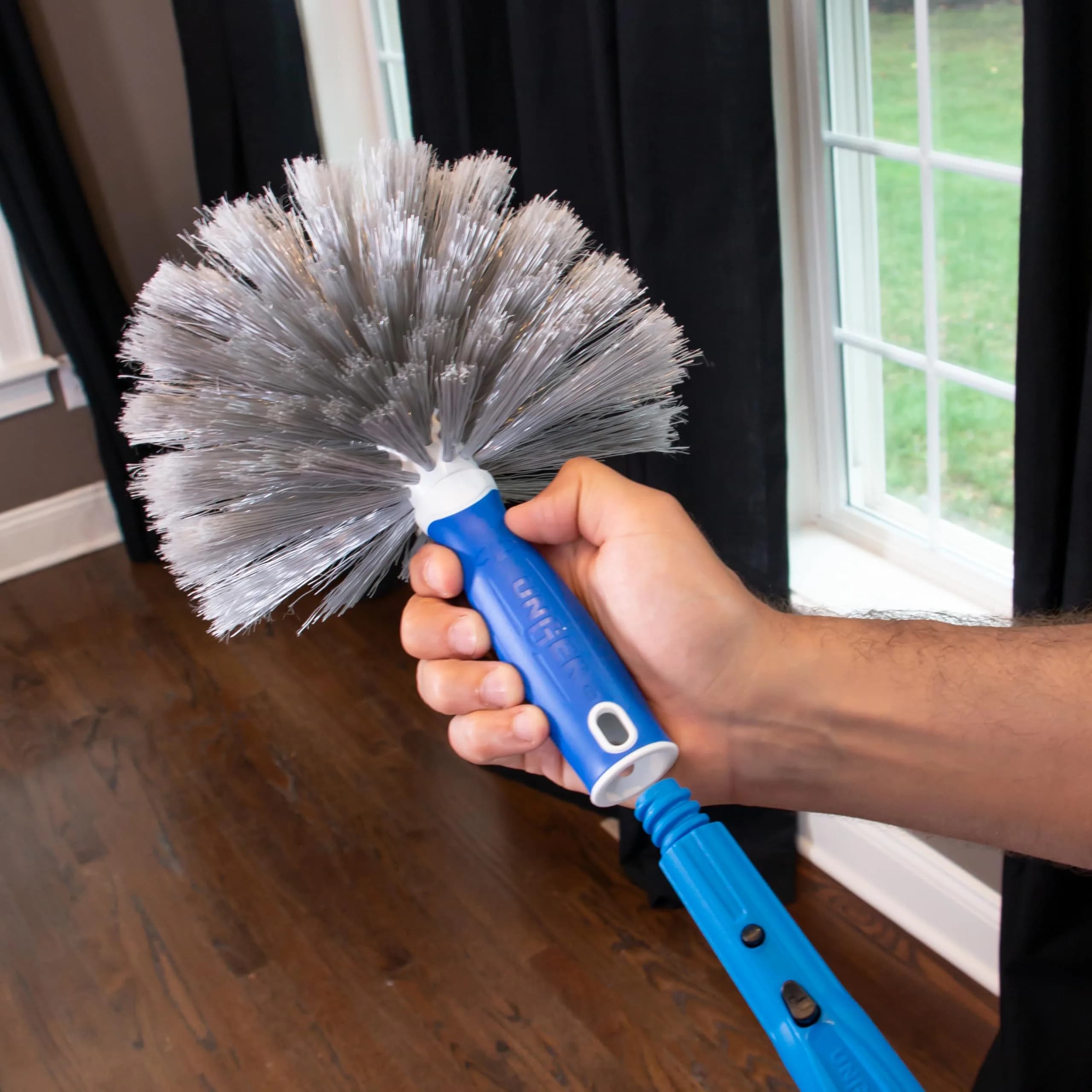 UNGER Cobweb & Corner Duster with Lambswool Head | 19.05 cm (7.5 in) Width - view 2