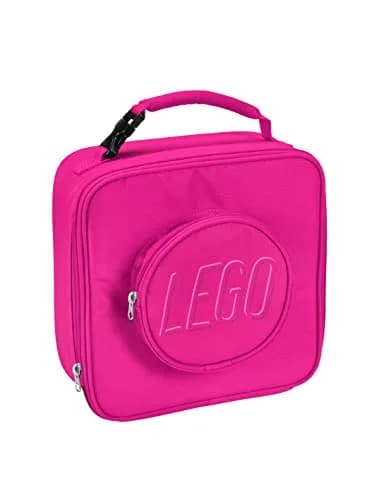 LEGO Lunch Bag Durable Insulated Pink | Classic LEGO Brick Shape, 5L Capacity, Water-Resistant, Easy-Clean, for Kids & Adults thumbnail 1