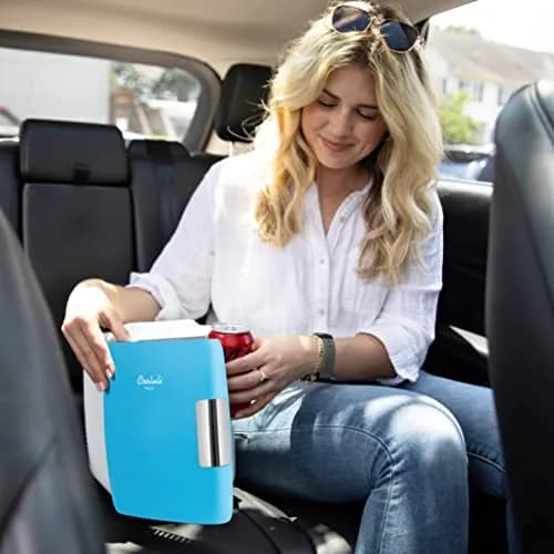Cooluli Classic 4L Mini Fridge & Warmer Blue | 4 Liters (0.14 cu ft) - AC/DC/USB Powered thumbnail 6